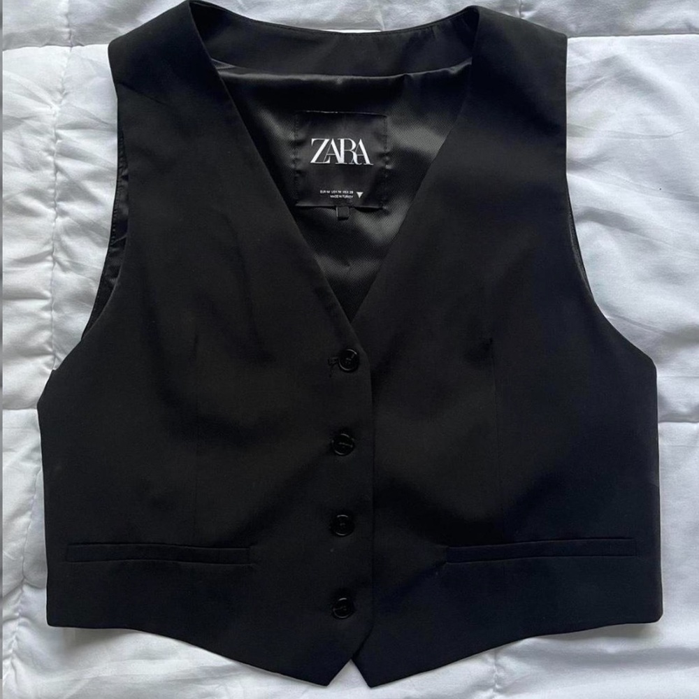 Zara Classic Black Vest
